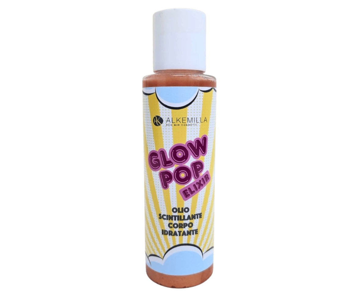 Glow Pop Elixir – Olio Scintillante Illuminante per Viso, Corpo e Capelli