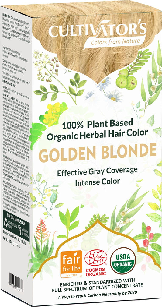Bio-Pflanzenfarbe - Goldblond
