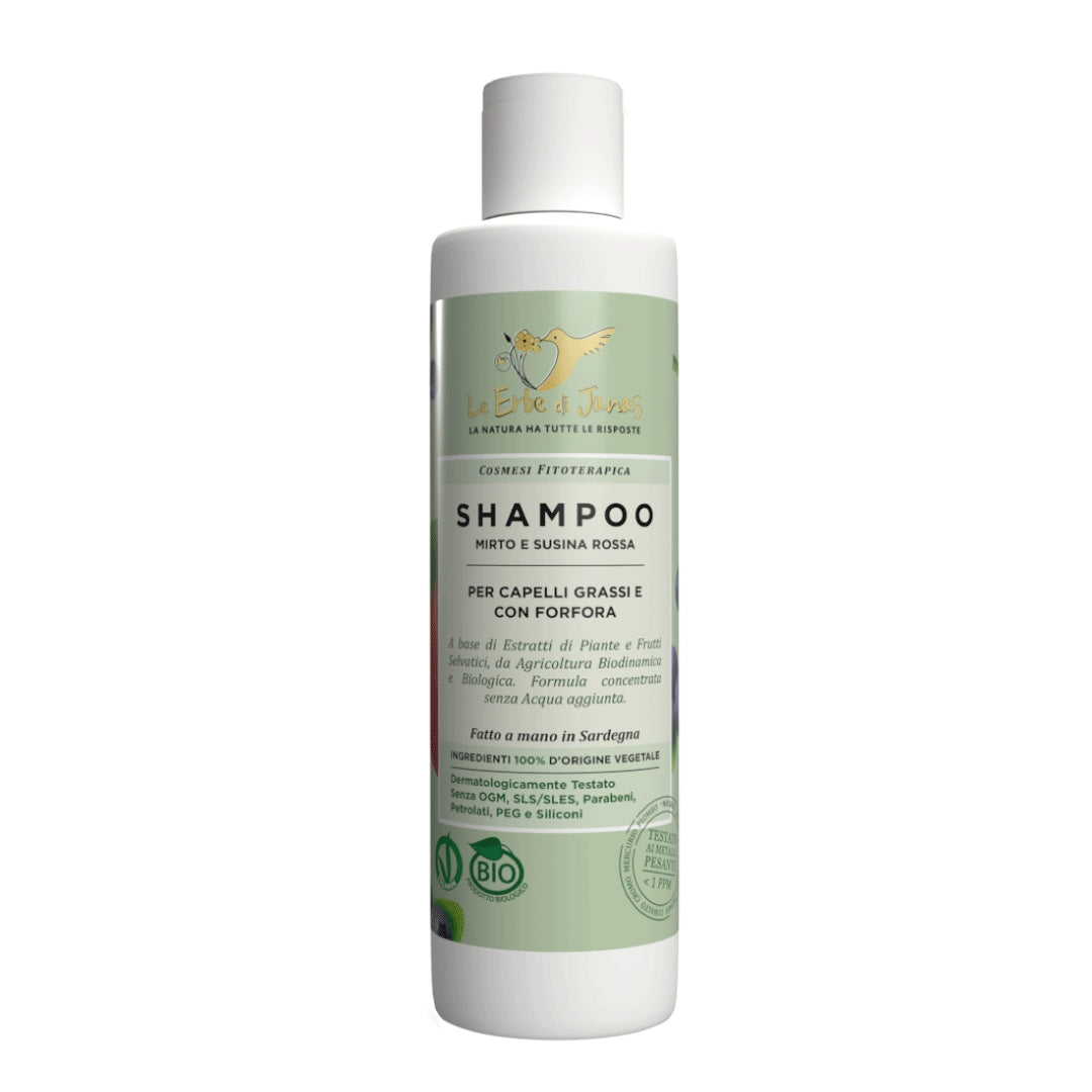 Mini Antiforfora Shampoo für Capelli Grassi mit Mirto e Susina