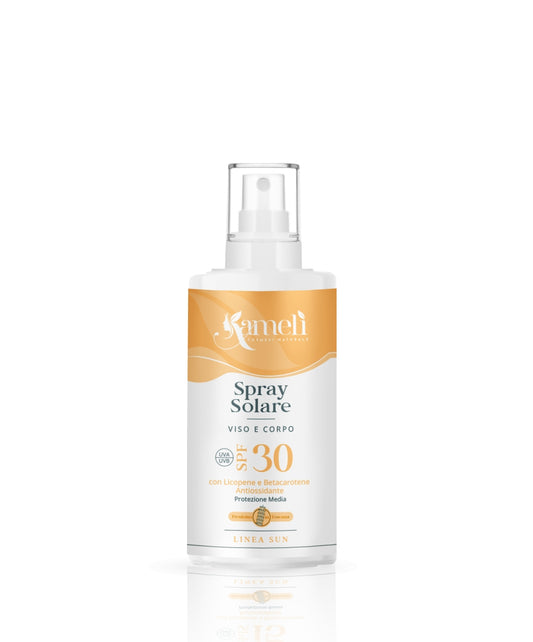 Sonnenschutzspray mit Lichtschutzfaktor 30