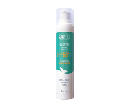 Crema Solare Viso Sensitive SPF50+ – Protezione Delicata Quotidiana