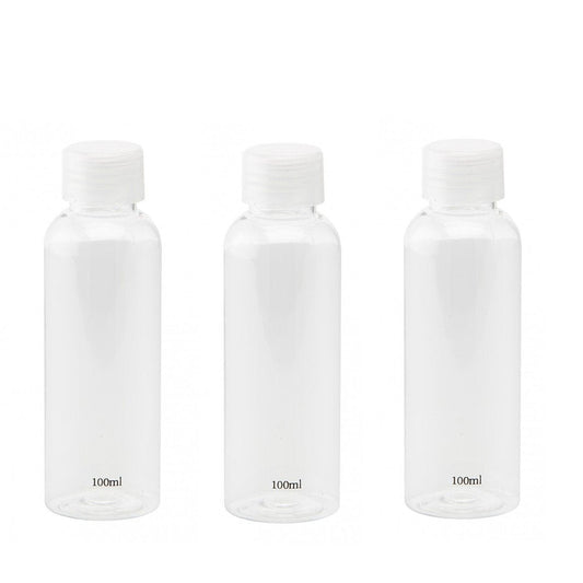 3 botellas de 100 ml para llenar de viaje - Yumibio Espana