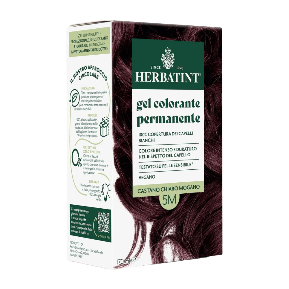 Gel Colorante Permanente 5M Castano Chiaro Mogano