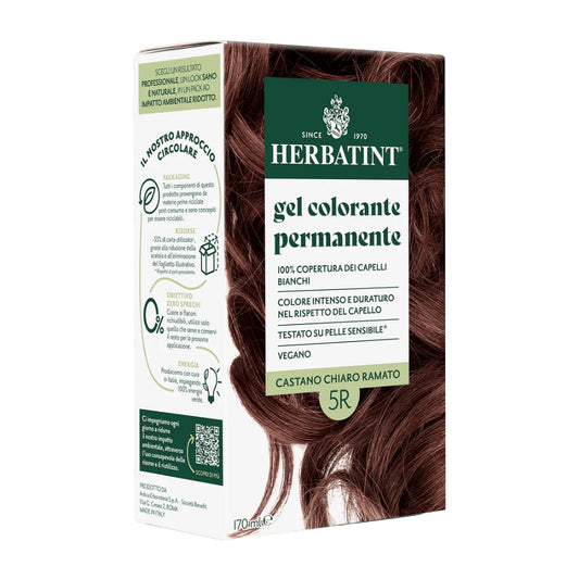 Gel Colorante Permanente 5R Castano Chiaro Ramato