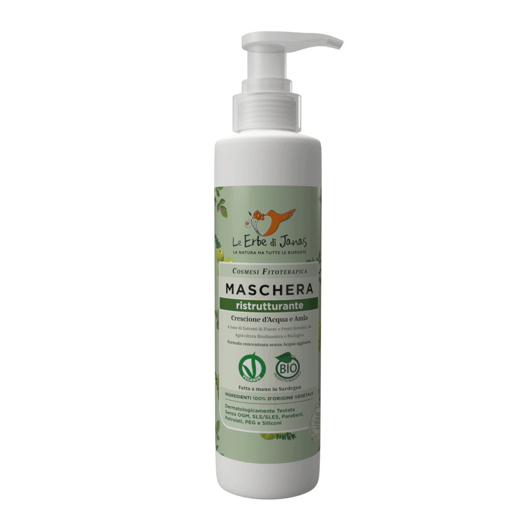 Restrukturierende Haarmaske mit Brunnenkresse und Amla