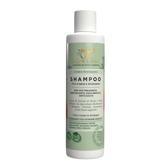 Mini-Shampoo zur Stärkung der Haarstruktur für häufige Anwendung mit Fico d'India