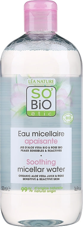 Bio-Feuchtigkeitsspendendes Mizellenwasser mit Aloe Vera
