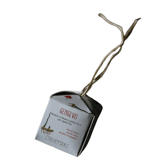 Gengevo 2-in-1 Volumengebendes festes Shampoo und Spülung