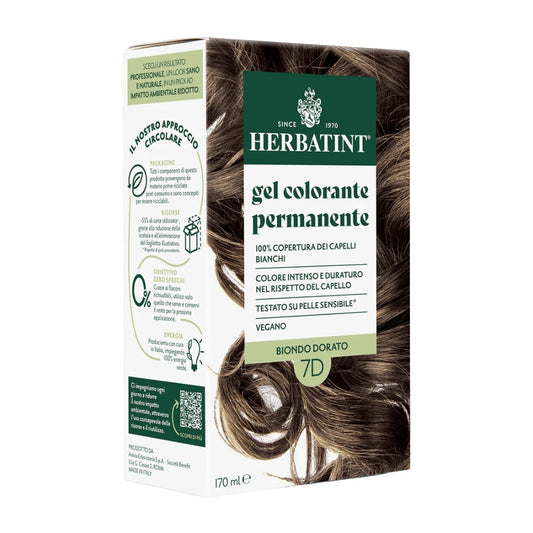 Gel Colorante Permanente 7D Biondo Dorato