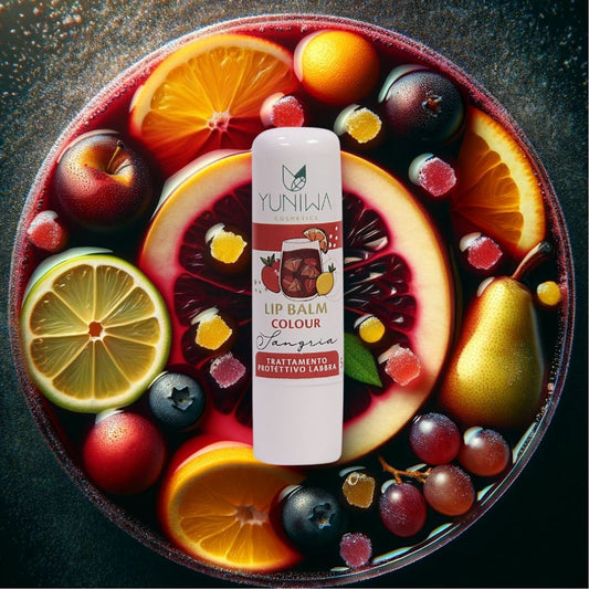 Bálsamo Labial Protector Coloreado - Sangria - Yumibio Espana