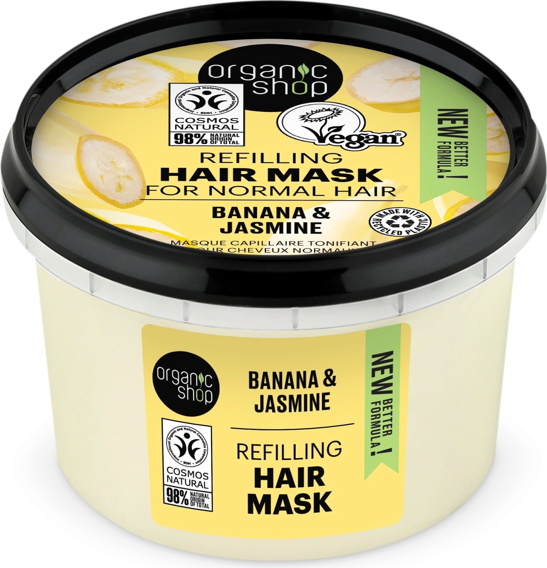 Mascarilla Capilar Hidratante con Plátano y Jazmín - Yumibio Espana