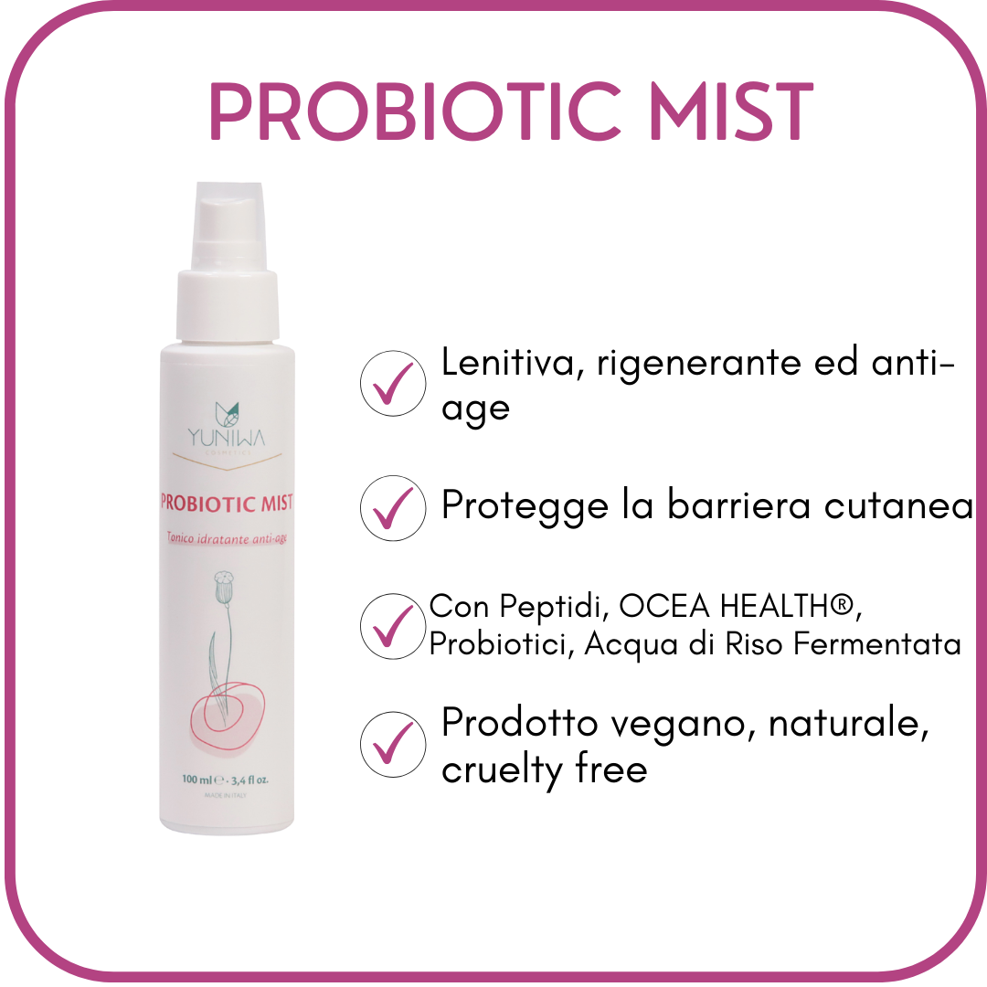 Probiotic Mist  - Tonico Viso Idratante Antiage - 200 ml - Yumibio Espana