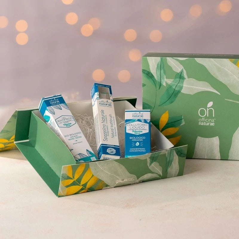 Caja de regalo Cuidado Bucal - Menta - Yumibio Espana