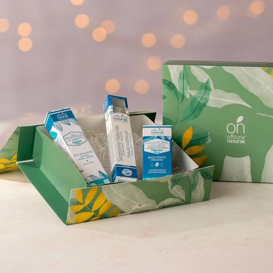 Caja de regalo Cuidado Bucal - Menta - Yumibio Espana