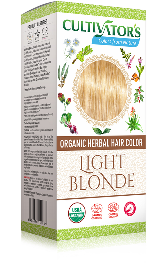 Tinte Vegetal Orgánico - Rubio Claro - Yumibio Espana