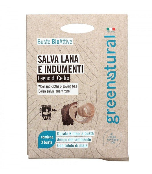 Salva Lana e Indumenti - "Legno di Cedro" - 3 Buste - Yumibio Espana