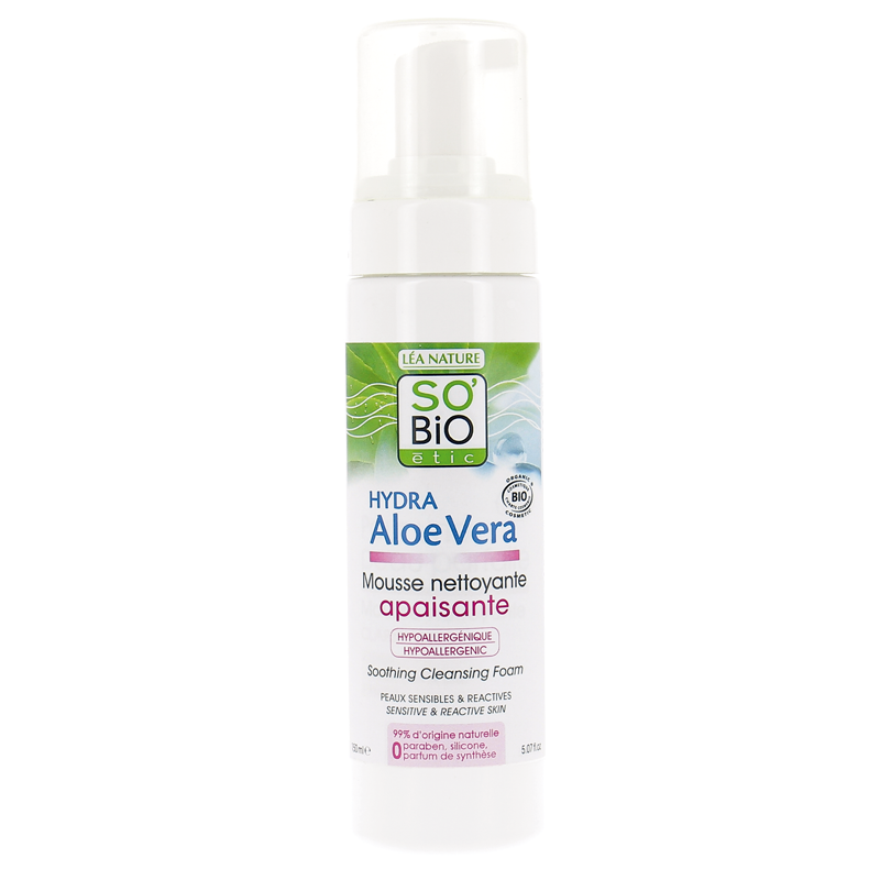 Hydra Aloe Vera – Beruhigendes und hypoallergenes Reinigungsmousse