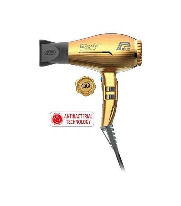 Secador de pelo Parlux Alyon Gold Antibacteriano - Yumibio Espana