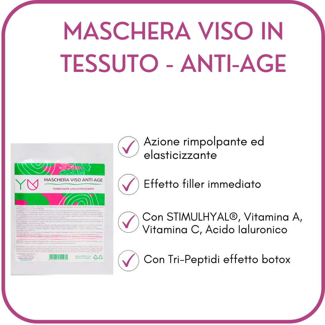 Mascarilla de Tela - Anti-Edad - Yumibio Espana