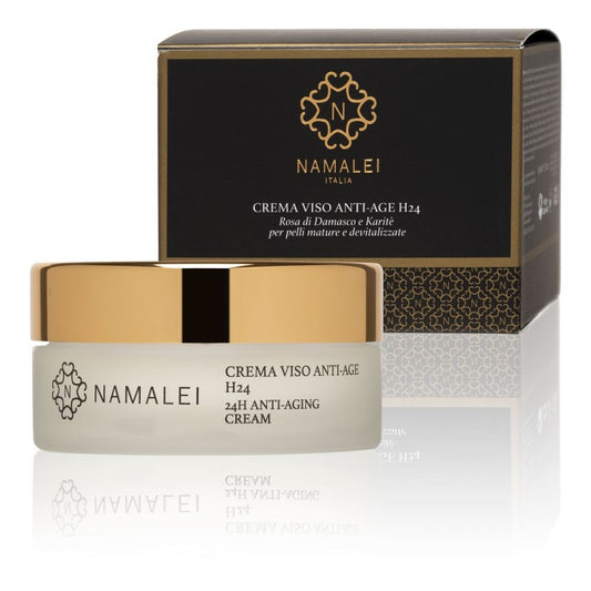 Crema Viso Anti-Age H24 Rosa e Karitè - Yumibio Espana