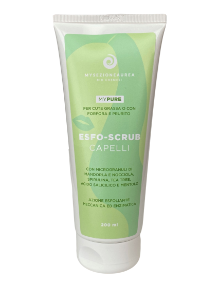 ESFO HAIR SCRUB para cuero cabelludo graso o con caspa y picor MY PURE - Yumibio Espana