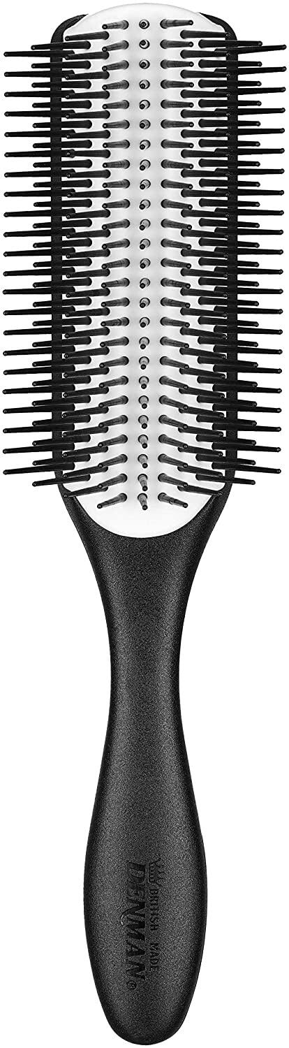 Spazzola Denman D4 Nera con 9 file di dentini - Yumibio Espana