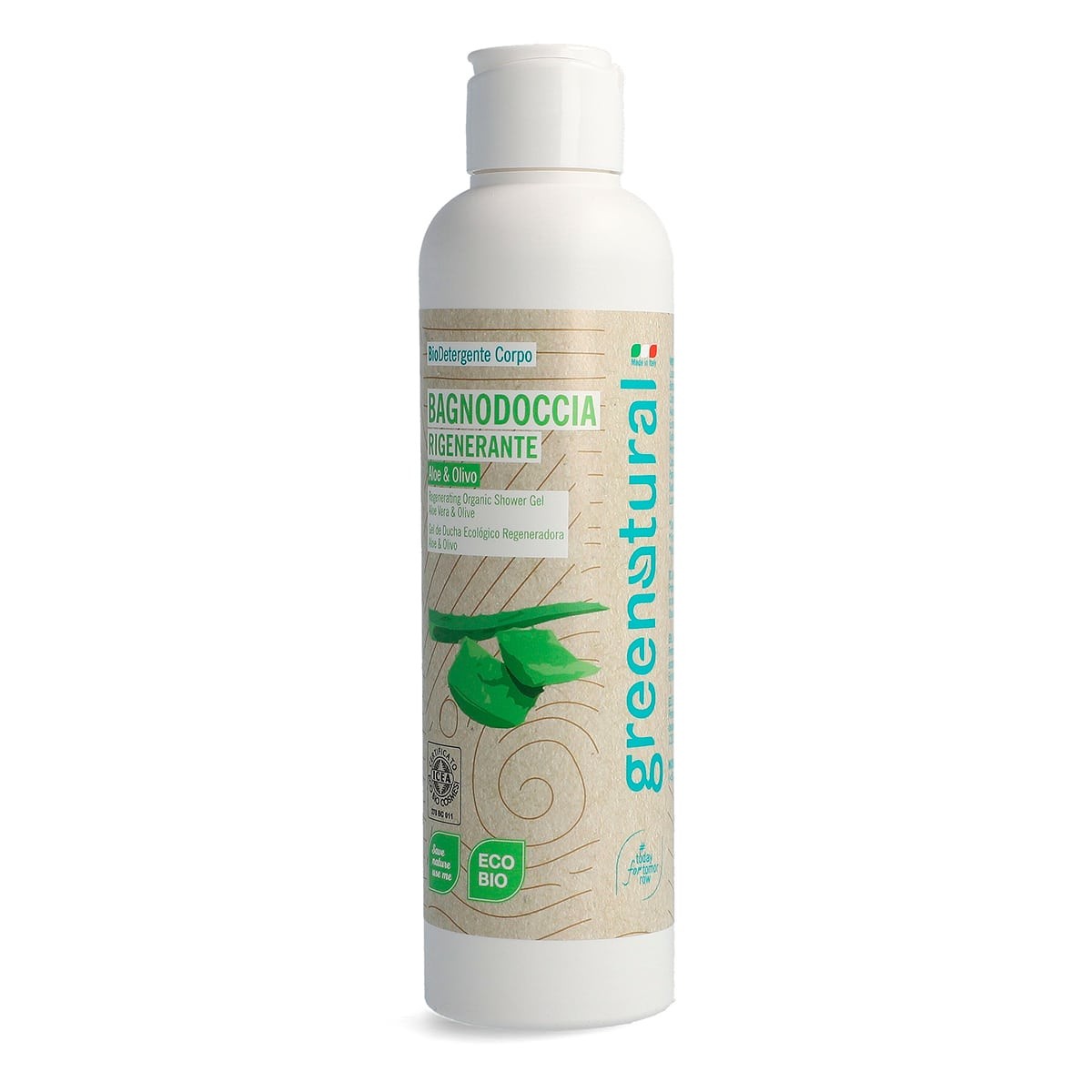 Gel de baño delicado de aloe y oliva - Yumibio Espana