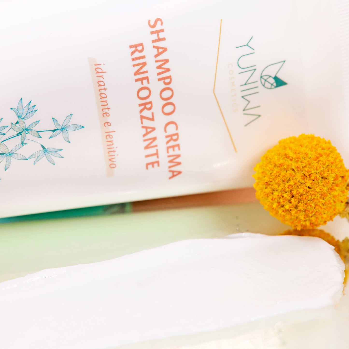 Shampoo Crema Rinforzante  - Travel Size 50 ml - Yumibio Espana