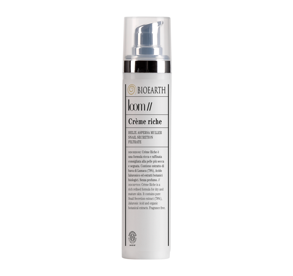 Crema facial de baba de caracol orgánica para pieles secas - Yumibio Espana
