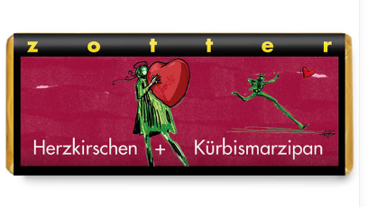 Snack de Chocolate con Mazapán, Cereza y Calabaza - Yumibio Espana