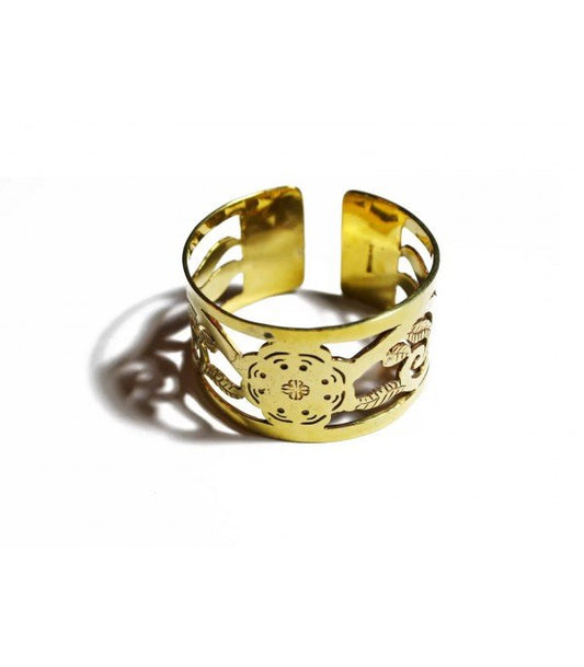 Flor de brazalete de latón - Yumibio Espana