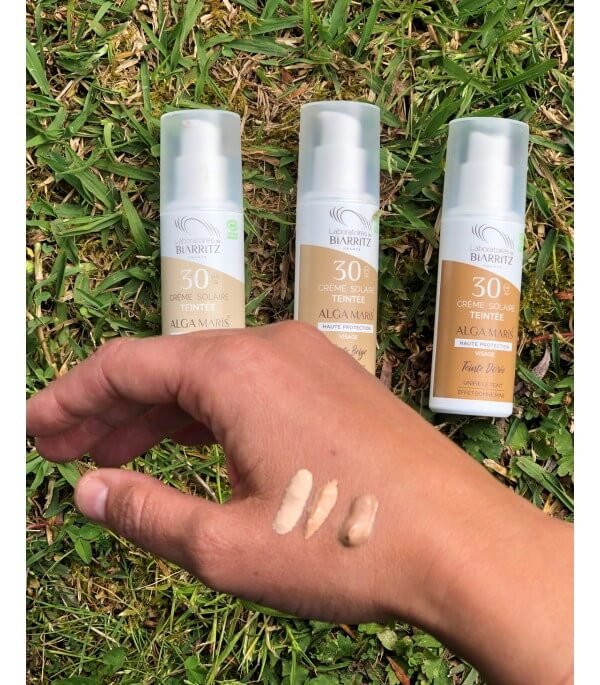 Crema Solare Colorata per il Viso SPF 30 - Beige - Yumibio Espana