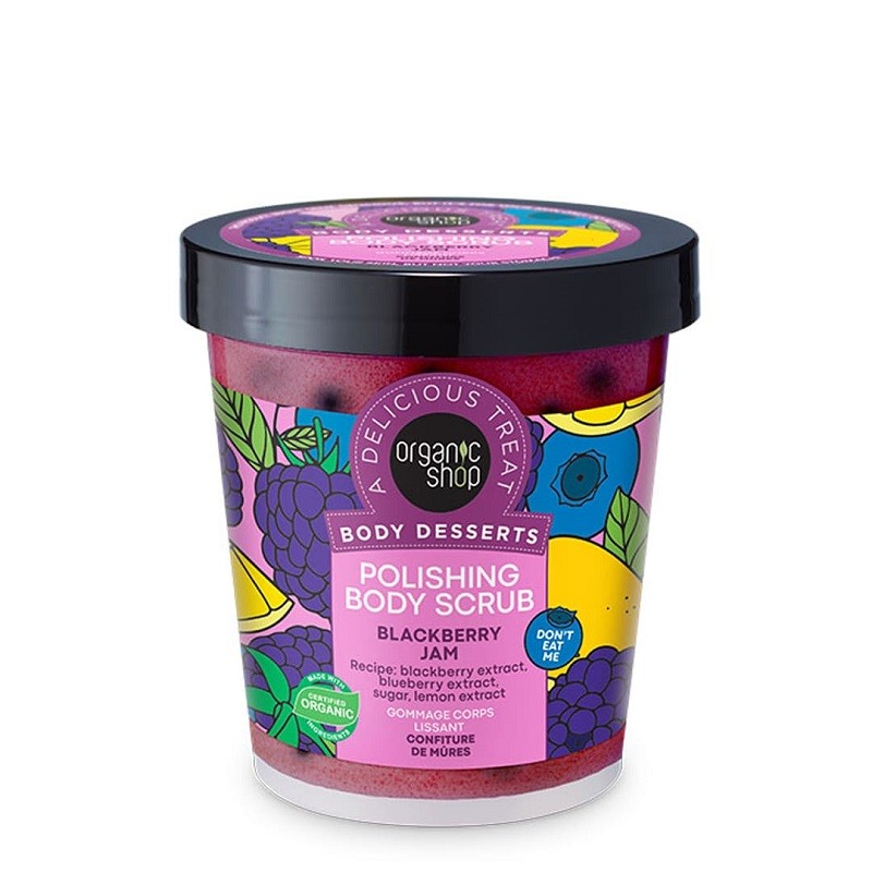 Exfoliante Corporal con Mermelada de Moras y Arándanos - Yumibio Espana