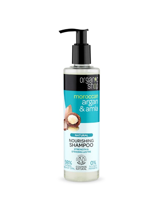 Champú Nutritivo con Aceite de Argán y Amla - Yumibio Espana