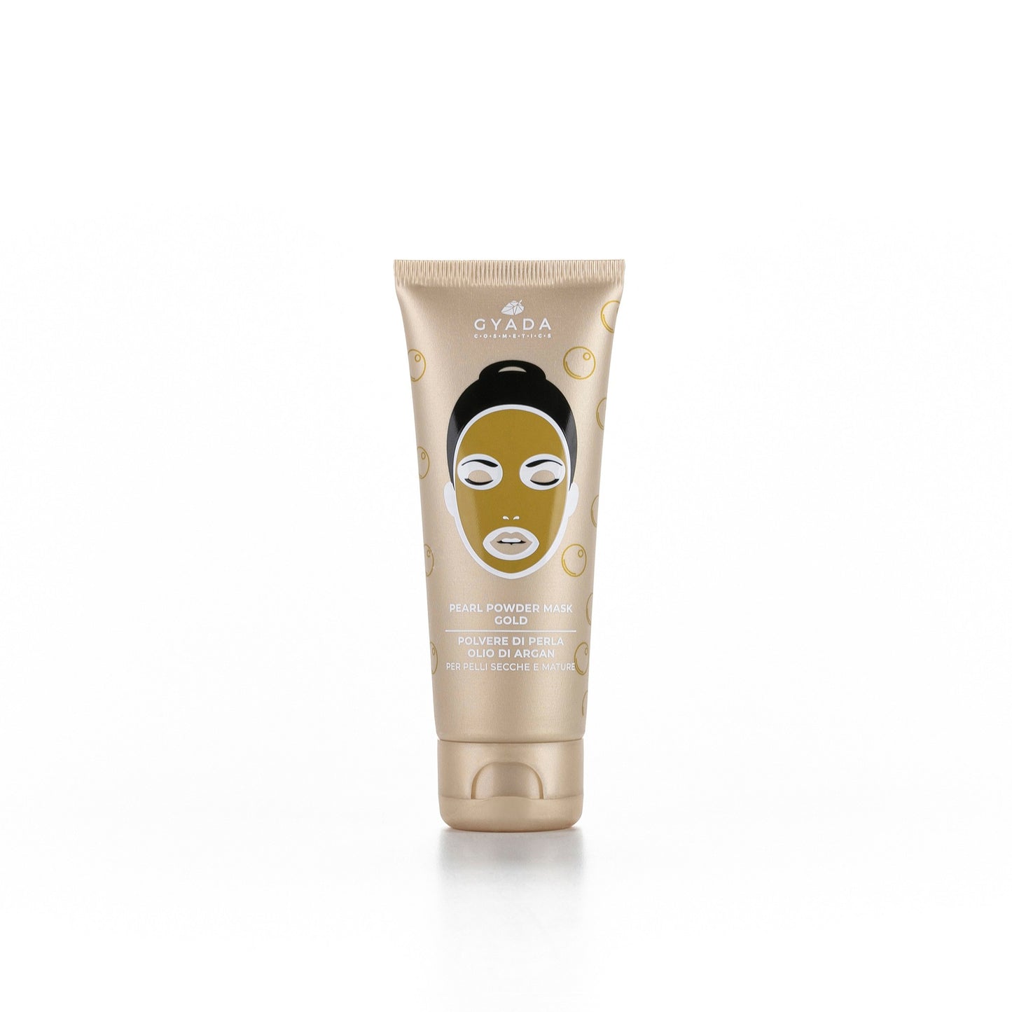 Mascarilla facial con polvo de perlas - Oro - Yumibio Espana