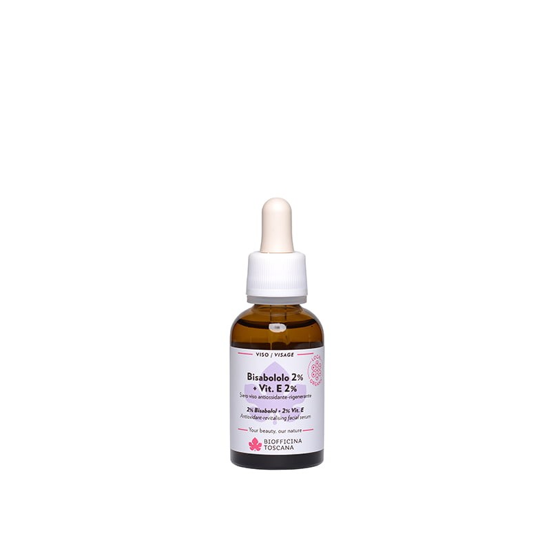 Sérum facial antioxidante y regenerador - Bisabolol 2% + Vit. E 2% - Yumibio Espana