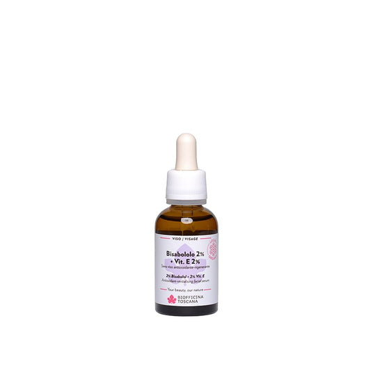 Sérum facial antioxidante y regenerador - Bisabolol 2% + Vit. E 2% - Yumibio Espana