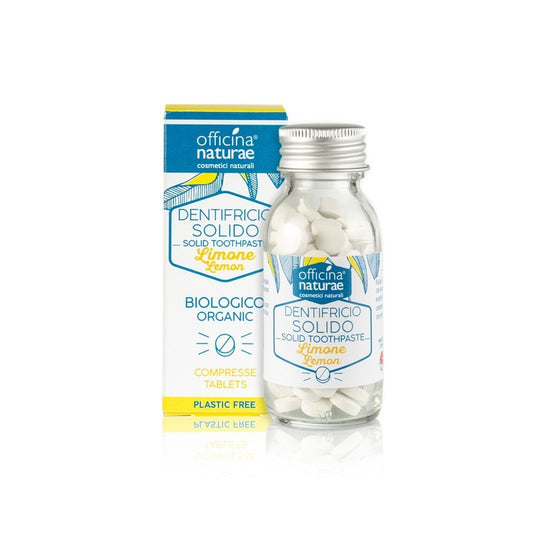 Pasta de Dientes Sólida en Tabletas de Limón - Yumibio Espana