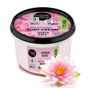 Crema corporal natural de loto indio - Yumibio Espana