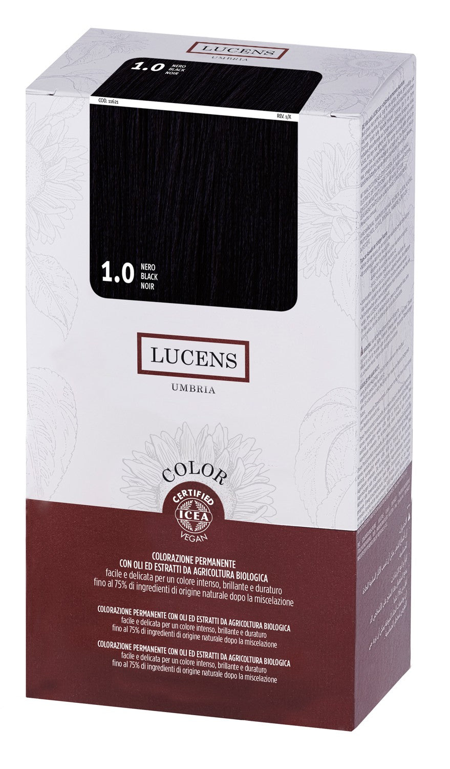 Tinte sin Amoniaco 1.00 - Negro - Yumibio Espana