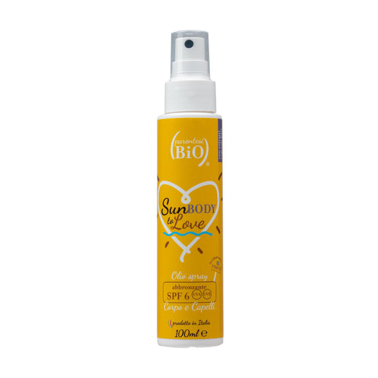 Spray Regenerador y Protector Aceite Solar SPF6 - 100 ml - Yumibio Espana