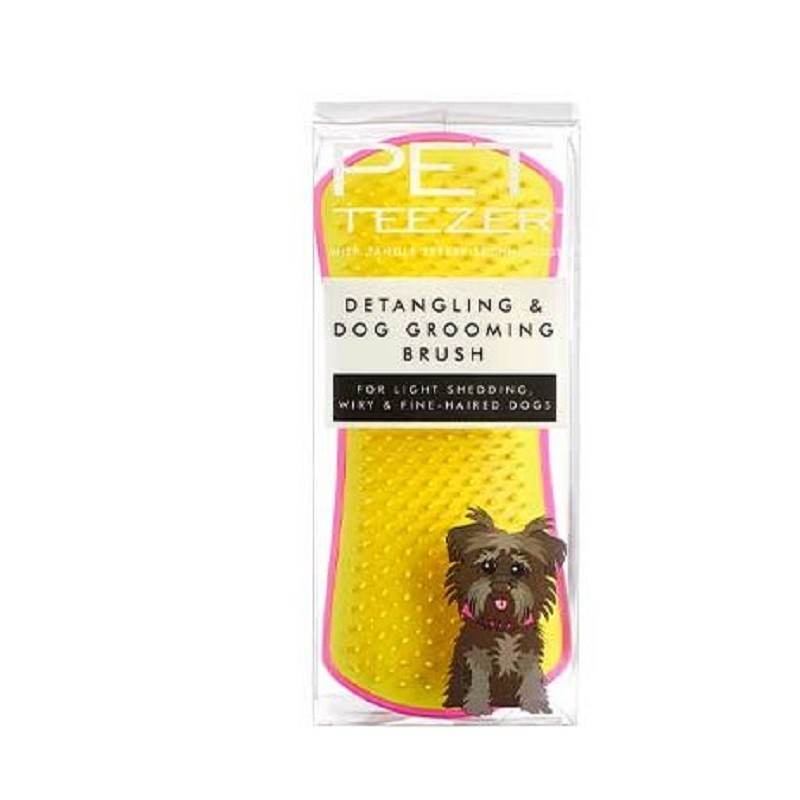 Cepillo Desenredante para Mascotas - Amarillo Púrpura - Yumibio Espana