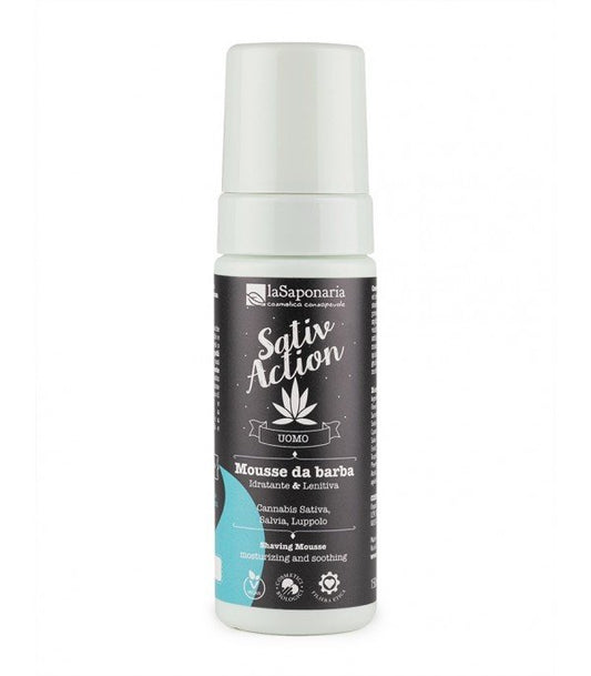 Sativaction - Mousse Hidratante y Normalizante para Barba - Yumibio Espana