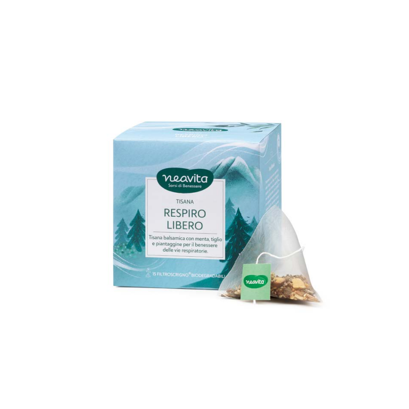 Té de hierbas en filtro - Aliento libre - Yumibio Espana