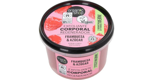 Exfoliante corporal de frambuesa - Yumibio Espana