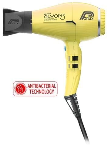 Secador de Pelo Profesional - Parlux Alyon Amarillo Antibacteriano - Yumibio Espana