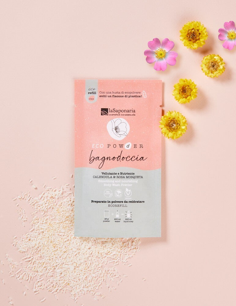 Gel de baño en polvo - Suavizante y nutritivo - Yumibio Espana