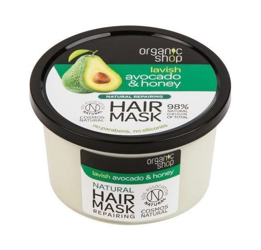 Mascarilla Capilar Reestructurante con Aguacate y Miel - Yumibio Espana