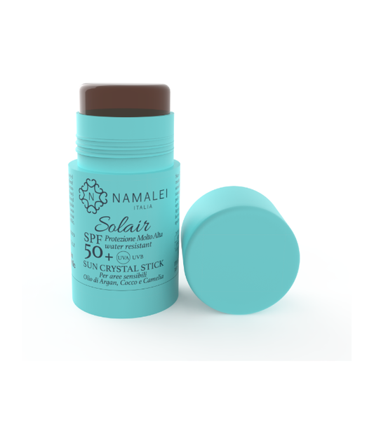 Sun Crystal Stick SPF 50+ para zonas sensibles y tatuajes - Yumibio Espana