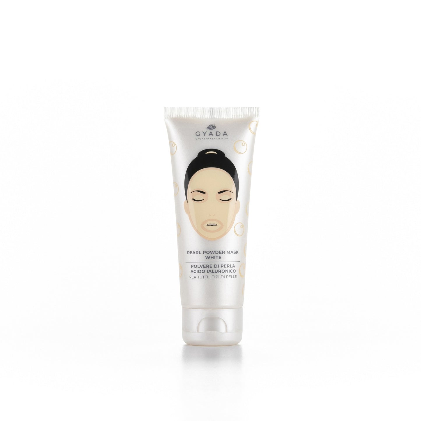 Mascarilla facial con polvo de perlas - Blanco - Yumibio Espana